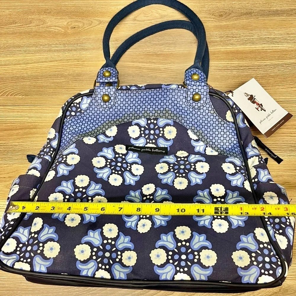 NEW Petunia Pickle Bottom Sashy Satchel in Classic Cornflower